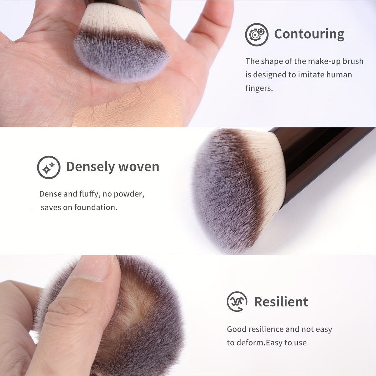 MAANGE 21-Piece Professional Makeup Brush Set, Includes 20 Aluminum Tube Brushes with Velvet Bag, Foundation, Contour, Powder, Blush, Eyeshadow, Eyelash, Browsing Brushes, Travel-Friendly, Unfragranced, Nylon Bristles, Metal